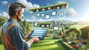 landscaper messaging inbox